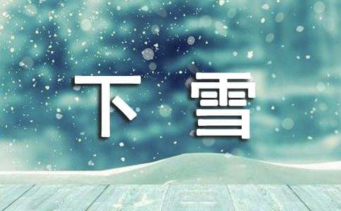 下雪打掃衛(wèi)生簡報