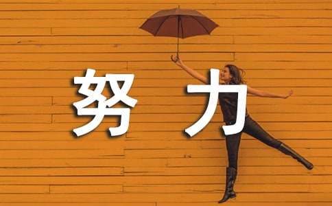 努力工作的保證書