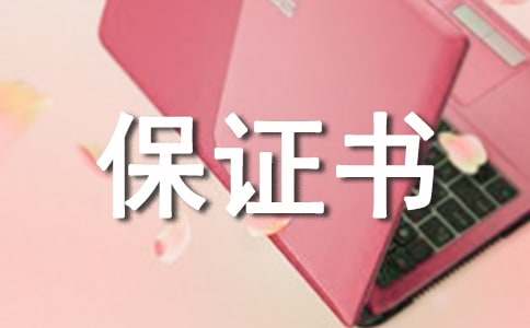不犯錯保證書