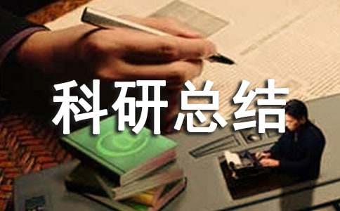 小學個人科研總結(精選)